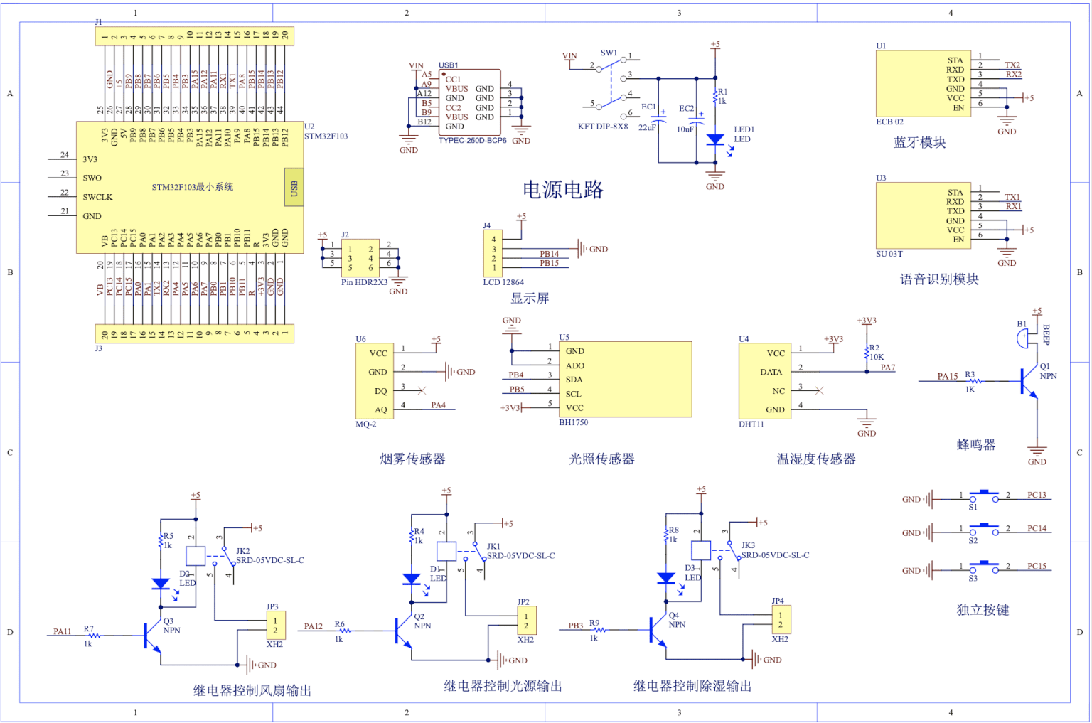 【仿真设计】基于STM32单片机的智能镜系统 3 - 斯塔克电子