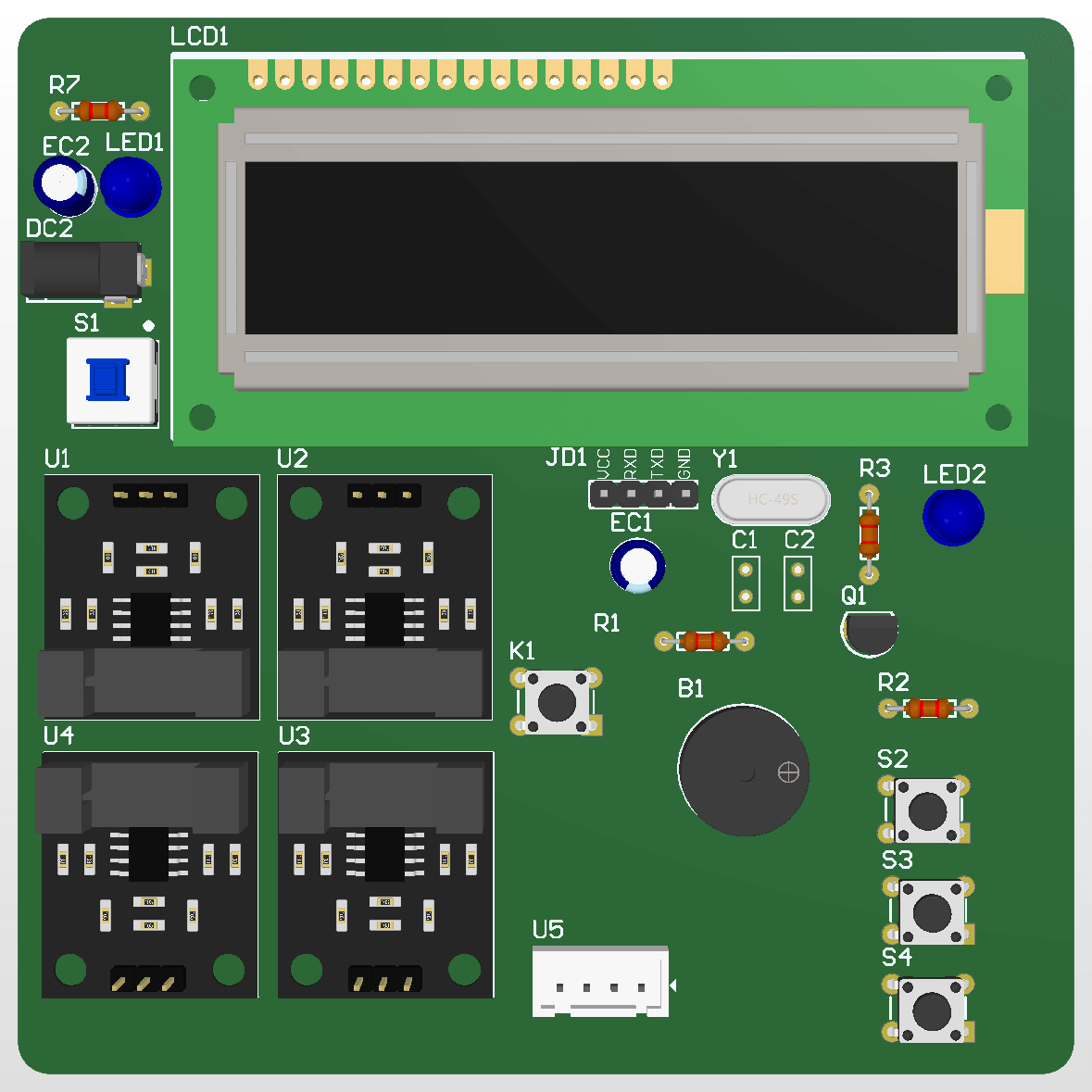 【实物设计】基于 51 单片机的教室人数实时检测系统
