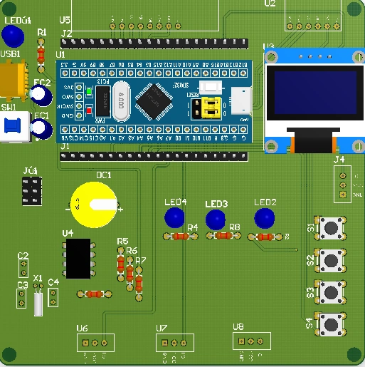 【实物设计】基于STM32的智能车库管理系统