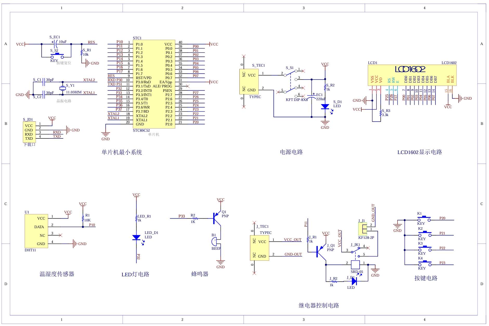 【实物设计】基于51单片机的温控风扇系统